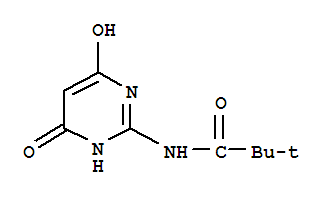 Propanamide, n-(1,4-dihydro-6-hydroxy-4-oxo-2-pyrimidinyl)-2,2-dimethyl-(9ci)Structure,210686-56-9Structure Propanamide, n-(1,4-dihydro-6-hydroxy-4-oxo-2-pyrimidinyl)-2,2-dimethyl-(9ci) Structure,210686-56-9Structure