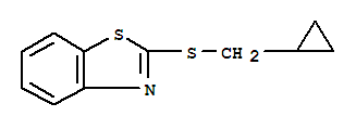 Benzothiazole, 2-[(cyclopropylmethyl)thio]-(9ci) Structure,210704-80-6Structure