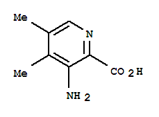 2-Pyridinecarboxylicacid,3-amino-4,5-dimethyl-(9ci)Structure,211318-92-2Structure 2-Pyridinecarboxylicacid,3-amino-4,5-dimethyl-(9ci) Structure,211318-92-2Structure
