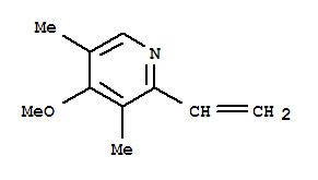 Pyridine, 2-ethenyl-4-methoxy-3,5-dimethyl-(9ci)Structure,212778-97-7Structure Pyridine, 2-ethenyl-4-methoxy-3,5-dimethyl-(9ci) Structure,212778-97-7Structure
