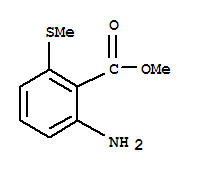 Benzoic acid, 2-amino-6-(methylthio)-, methyl ester (9ci)Structure,213340-66-0Structure Benzoic acid, 2-amino-6-(methylthio)-, methyl ester (9ci) Structure,213340-66-0Structure