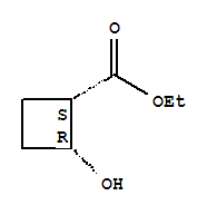 Cyclobutanecarboxylic acid, 2-hydroxy-, ethyl ester, (1s,2r)-(9ci) Structure,213478-58-1Structure
