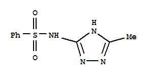 Benzenesulfonamide, n-(5-methyl-s-triazol-3-yl)-(8ci)Structure,21357-99-3Structure Benzenesulfonamide, n-(5-methyl-s-triazol-3-yl)-(8ci) Structure,21357-99-3Structure