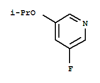 Pyridine, 3-fluoro-5-(1-methylethoxy)-(9ci)Structure,213766-03-1Structure Pyridine, 3-fluoro-5-(1-methylethoxy)-(9ci) Structure,213766-03-1Structure