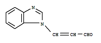 2-Propenal,3-(1h-benzimidazol-1-yl)-(9ci)Structure,21431-76-5Structure 2-Propenal,3-(1h-benzimidazol-1-yl)-(9ci) Structure,21431-76-5Structure