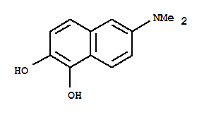 1,2-Naphthalenediol, 6-(dimethylamino)-(8ci)Structure,21489-54-3Structure 1,2-Naphthalenediol, 6-(dimethylamino)-(8ci) Structure,21489-54-3Structure