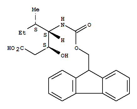 Fmoc-(3s,4s, 5s)-4-amino-3-hydroxy-5-methyl heptanoic acidStructure,215190-17-3Structure Fmoc-(3s,4s, 5s)-4-amino-3-hydroxy-5-methyl heptanoic acid Structure,215190-17-3Structure