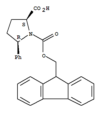 (2S,5r)-fmoc-5-phenyl-pyrrolidine-2-carboxylic acidStructure,215190-21-9Structure (2S,5r)-fmoc-5-phenyl-pyrrolidine-2-carboxylic acid Structure,215190-21-9Structure