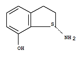 (3s)-(9ci)-3-氨基-2,3-二氫-1H-茚-4-醇結構式_215362-47-3結構式