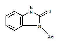 (9ci)-1-乙酰基-1,3-二氫-2H-苯并咪唑-2-硫酮結(jié)構(gòu)式_21541-32-2結(jié)構(gòu)式