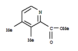 2-Pyridinecarboxylicacid,3,4-dimethyl-,methylester(9ci)Structure,215436-31-0Structure 2-Pyridinecarboxylicacid,3,4-dimethyl-,methylester(9ci) Structure,215436-31-0Structure