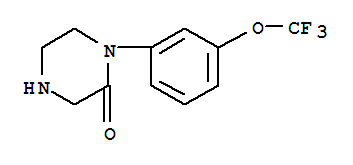 1-(3-(Trifluoromethoxy)phenyl) piperazin-2-one hydrochlorideStructure,215649-79-9Structure 1-(3-(Trifluoromethoxy)phenyl) piperazin-2-one hydrochloride Structure,215649-79-9Structure