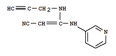 2-Propenenitrile,3-(2-propynylamino)-3-(3-pyridinylamino)-(9ci)Structure,215944-40-4Structure 2-Propenenitrile,3-(2-propynylamino)-3-(3-pyridinylamino)-(9ci) Structure,215944-40-4Structure