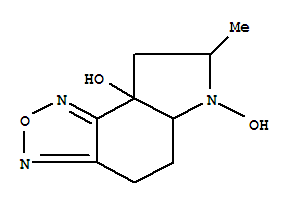 7-甲基-5,5A,7,8-四氫-4H-[1,2,5]惡二唑并[3,4-e]吲哚-6,8A-二醇結(jié)構(gòu)式_216218-95-0結(jié)構(gòu)式