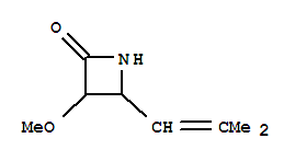 (9ci)-3-甲氧基-4-(2-甲基-1-丙烯基)-2-氮雜啶酮結(jié)構(gòu)式_216366-75-5結(jié)構(gòu)式