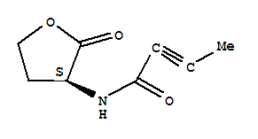 (9ci)-n-[(3s)-四氫-2-氧代-3-呋喃]-2-丁炔酰胺結(jié)構(gòu)式_216596-79-1結(jié)構(gòu)式