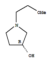 3-Pyrrolidinol, 1-(2-methoxyethyl)-, (3r)-(9ci)Structure,216666-99-8Structure 3-Pyrrolidinol, 1-(2-methoxyethyl)-, (3r)-(9ci) Structure,216666-99-8Structure