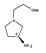 3-Pyrrolidinamine,1-(2-methoxyethyl)-,(3s)-(9ci)Structure,216667-74-2Structure 3-Pyrrolidinamine,1-(2-methoxyethyl)-,(3s)-(9ci) Structure,216667-74-2Structure