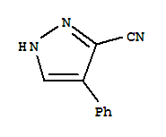 4-Phenyl- 1h-pyrazole-3-carbonitrileStructure,21673-04-1Structure 4-Phenyl- 1h-pyrazole-3-carbonitrile Structure,21673-04-1Structure