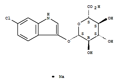 6-Chloro-3-indolyl β-d-glucuronide sodium salt Structure,216971-56-1Structure