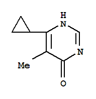(8ci)-6-環(huán)丙基-5-甲基-4-羥基嘧啶結(jié)構(gòu)式_21741-39-9結(jié)構(gòu)式