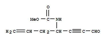 Carbamic acid, [1-(3-oxo-1-propynyl)-3-butenyl]-, methyl ester (9ci) Structure,217442-28-9Structure