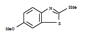 Benzothiazole, 6-methoxy-2-(methylthio)-(7ci,8ci)Structure,2182-74-3Structure Benzothiazole, 6-methoxy-2-(methylthio)-(7ci,8ci) Structure,2182-74-3Structure