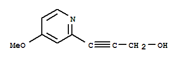 2-Propyn-1-ol,3-(4-methoxy-2-pyridinyl)-(9ci)Structure,218594-30-0Structure 2-Propyn-1-ol,3-(4-methoxy-2-pyridinyl)-(9ci) Structure,218594-30-0Structure