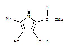 1H-pyrrole-2-carboxylicacid,4-ethyl-5-methyl-3-propyl-,methylester(9ci) Structure,218774-45-9Structure
