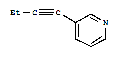 (9CI)-3-(1-丁炔)-吡啶結(jié)構(gòu)式_219480-92-9結(jié)構(gòu)式