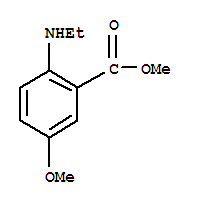 Benzoic acid, 2-(ethylamino)-5-methoxy-, methyl ester (9ci)Structure,219527-52-3Structure Benzoic acid, 2-(ethylamino)-5-methoxy-, methyl ester (9ci) Structure,219527-52-3Structure