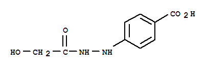 Benzoic acid, 4-[2-(hydroxyacetyl)hydrazino]-(9ci) Structure,219553-27-2Structure