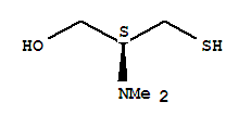 1-Propanol,2-(dimethylamino)-3-mercapto-,(2s)-(9ci)Structure,219744-48-6Structure 1-Propanol,2-(dimethylamino)-3-mercapto-,(2s)-(9ci) Structure,219744-48-6Structure