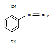 Benzonitrile, 2-ethenyl-4-hydroxy-(9ci) Structure,219838-61-6Structure