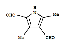 (6CI,7CI,8CI)-3,5-二甲基吡咯-2,4-二羧醛結構式_2199-61-3結構式