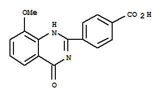 Benzoic acid, 4-(1,4-dihydro-8-methoxy-4-oxo-2-quinazolinyl)-(9ci) Structure,220115-28-6Structure