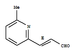 2-Propenal,3-(6-methyl-2-pyridinyl)-,(2e)-(9ci)Structure,220189-83-3Structure 2-Propenal,3-(6-methyl-2-pyridinyl)-,(2e)-(9ci) Structure,220189-83-3Structure