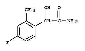 Benzeneacetamide, 4-fluoro--alpha--hydroxy-2-(trifluoromethyl)-Structure,220259-81-4Structure Benzeneacetamide, 4-fluoro--alpha--hydroxy-2-(trifluoromethyl)- Structure,220259-81-4Structure
