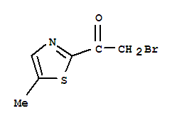 Ethanone, 2-bromo-1-(5-methyl-2-thiazolyl)-(9ci)Structure,220270-61-1Structure Ethanone, 2-bromo-1-(5-methyl-2-thiazolyl)-(9ci) Structure,220270-61-1Structure