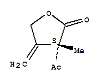 2(3H)-furanone, 3-acetyldihydro-3-methyl-4-methylene-, (3s)-(9ci)Structure,220308-41-8Structure 2(3H)-furanone, 3-acetyldihydro-3-methyl-4-methylene-, (3s)-(9ci) Structure,220308-41-8Structure