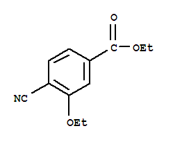 Benzoic acid, 4-cyano-3-ethoxy-, ethyl ester (9ci)Structure,220380-12-1Structure Benzoic acid, 4-cyano-3-ethoxy-, ethyl ester (9ci) Structure,220380-12-1Structure