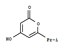 (9ci)-4-羥基-6-(1-甲基乙基)-2H-吡喃-2-酮結構式_220809-37-0結構式