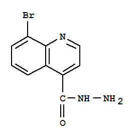 4-Quinolinecarboxylicacid,8-bromo-,hydrazide(9ci)Structure,220844-60-0Structure 4-Quinolinecarboxylicacid,8-bromo-,hydrazide(9ci) Structure,220844-60-0Structure