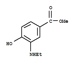 Benzoic acid, 3-(ethylamino)-4-hydroxy-, methyl ester (9ci)Structure,220844-96-2Structure Benzoic acid, 3-(ethylamino)-4-hydroxy-, methyl ester (9ci) Structure,220844-96-2Structure