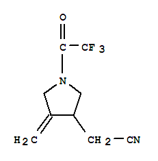 3-Pyrrolidineacetonitrile, 4-methylene-1-(trifluoroacetyl)-(9ci)Structure,220951-48-4Structure 3-Pyrrolidineacetonitrile, 4-methylene-1-(trifluoroacetyl)-(9ci) Structure,220951-48-4Structure