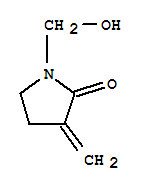 2-Pyrrolidinone,1-(hydroxymethyl)-3-methylene-(9ci)Structure,221114-35-8Structure 2-Pyrrolidinone,1-(hydroxymethyl)-3-methylene-(9ci) Structure,221114-35-8Structure
