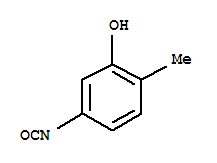 Phenol, 5-isocyanato-2-methyl-(9ci)Structure,221344-14-5Structure Phenol, 5-isocyanato-2-methyl-(9ci) Structure,221344-14-5Structure