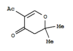 4H-pyran-4-one, 5-acetyl-2,3-dihydro-2,2-dimethyl-(9ci)Structure,222409-10-1Structure 4H-pyran-4-one, 5-acetyl-2,3-dihydro-2,2-dimethyl-(9ci) Structure,222409-10-1Structure