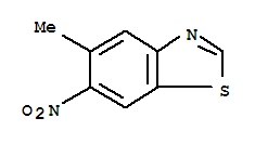 Benzothiazole, 5-methyl-6-nitro-(9ci)Structure,223124-73-0Structure Benzothiazole, 5-methyl-6-nitro-(9ci) Structure,223124-73-0Structure