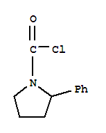 1-Pyrrolidinecarbonyl chloride, 2-phenyl-(9ci)Structure,223375-92-6Structure 1-Pyrrolidinecarbonyl chloride, 2-phenyl-(9ci) Structure,223375-92-6Structure